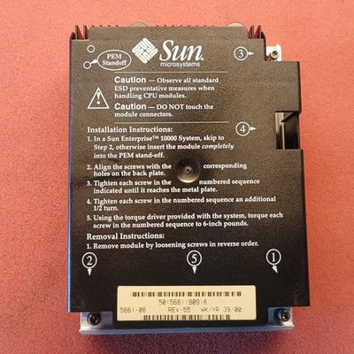 Sun Microsystems UltraSPARCII 400MHz 8MB 501-5661 Processor SapphireBlack X2580A