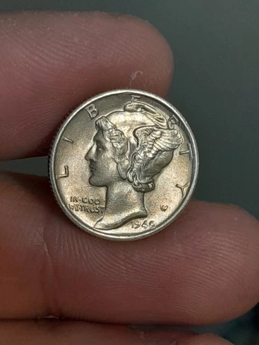 1940- S Mercury Dime BU #3