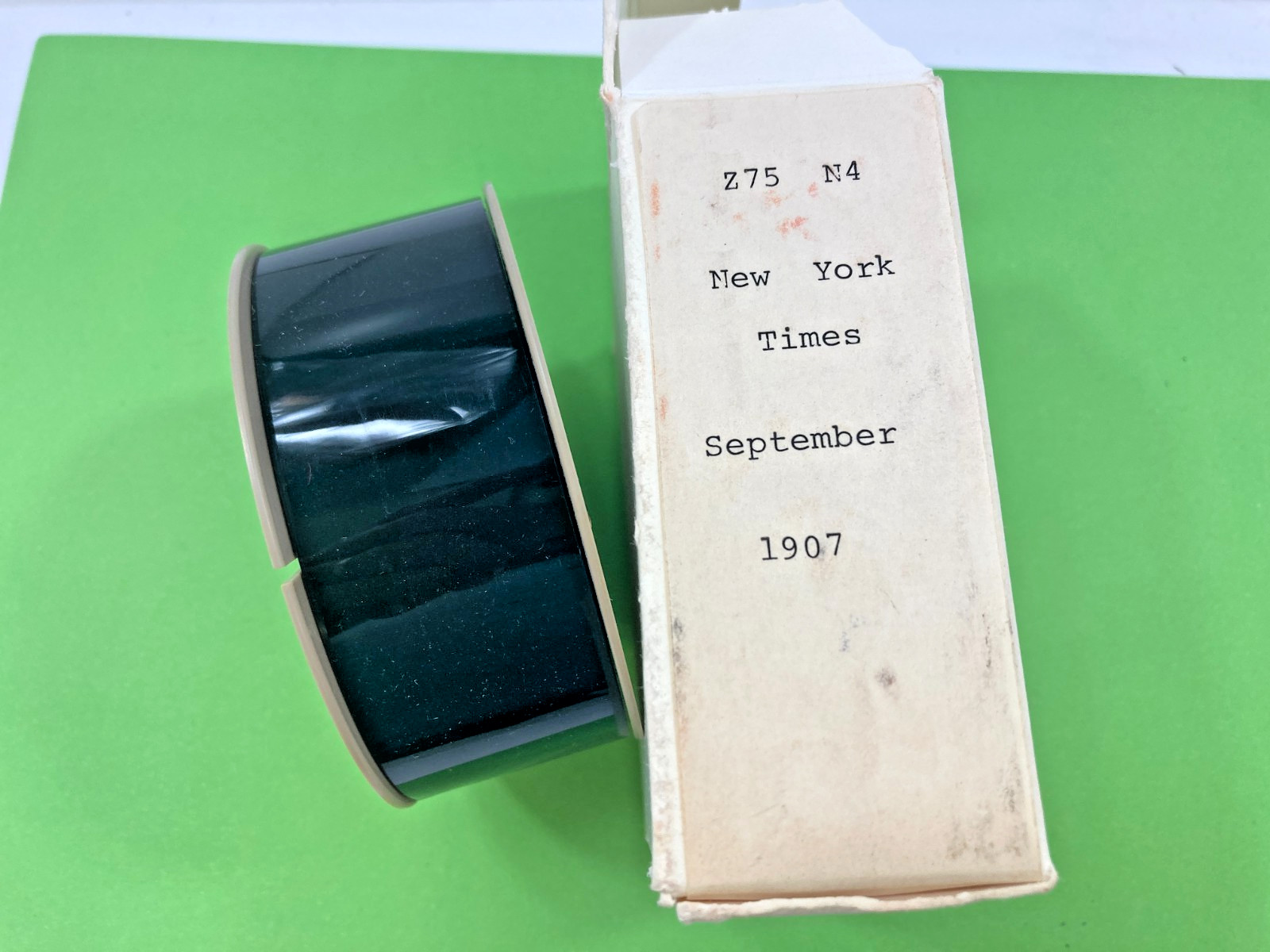 September 1907 ~ The Complete Month Of The New York Times On Microfilm