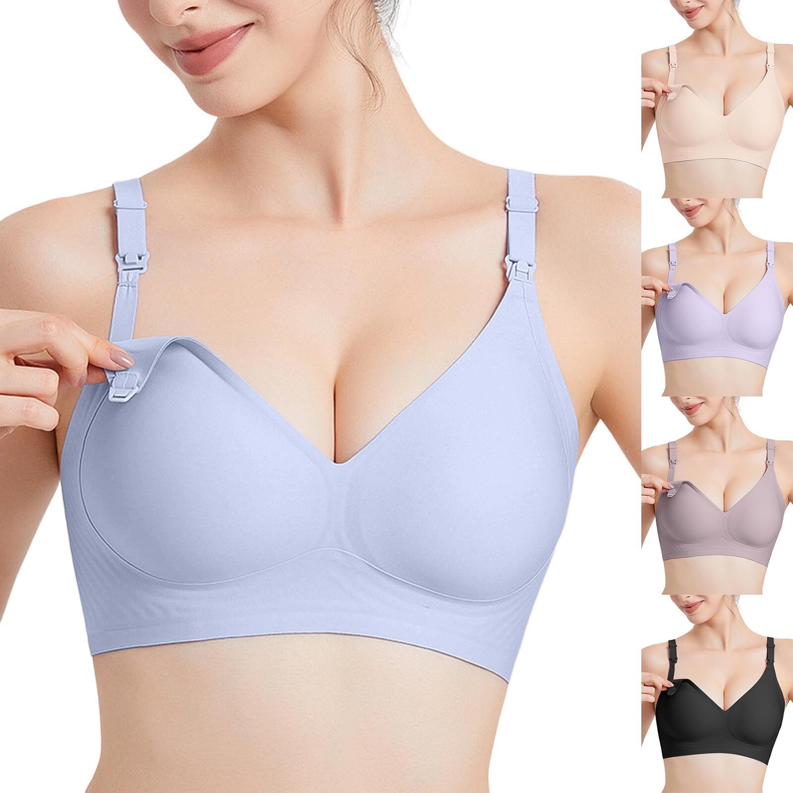 Women's Comfortable And Sexy Transparent Shoulder Strap Cordless Backless