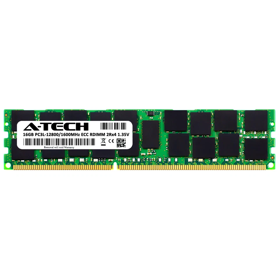 16GB 2Rx4 PC3L-12800R RDIMM Sun Sun Server X2-4 X3-2 X3-2L X4-2 X4-2L Memory RAM - Image 2 of 3