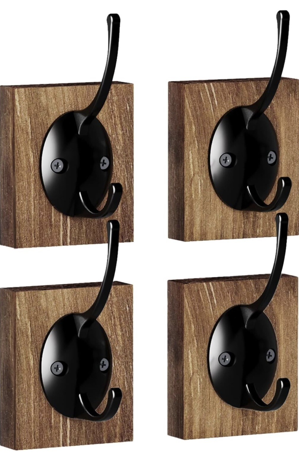 Coat Rack/ Hat Hooks Wall Mount Wall Hooks Heavy Duty Towel Hooks 4pack