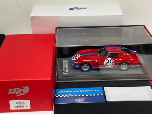 1/18 BBR Ferrari 275 GTB 1966 LeMans Auto #29 Ledersockel limitiert auf 150 Stück - Bild 7 von 8