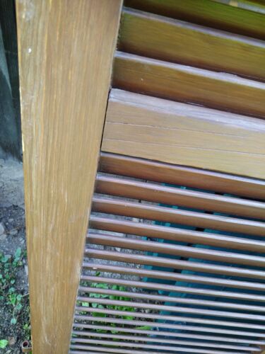 1 Paar Fensterladen - Holz - gebraucht - Höhe 198 cm - Breite 62 cm - Bild 10 von 12