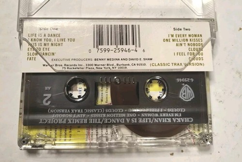 Life Is a Dance: The Remix Project by Chaka Khan (Cassette, May-1989, Warner) - Picture 4 of 4