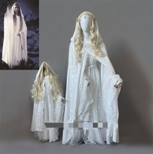 Lord of the Rings The Hobbit Galadriel Cosplay Costume Outfits Wig Adult/kids