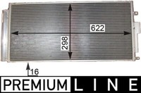 Mahle Kondensator Klimaanlage Mit Trockner FüR Fiat 500/595/695 312_