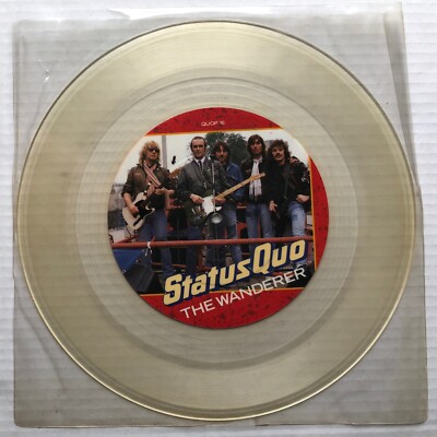 STATUS QUO The Wanderer / Can't Be Done 1984 UK Vertigo 12'' Single PICTURE DISC