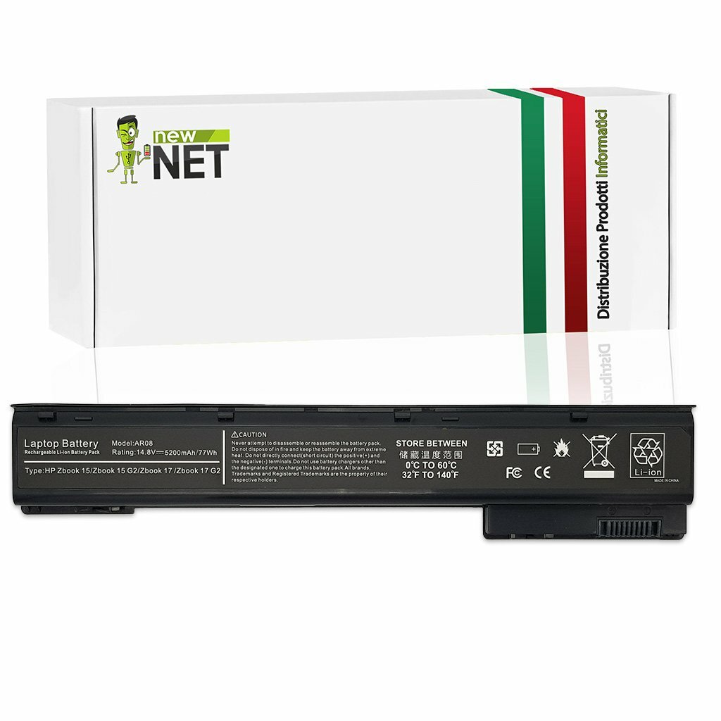 Batteria AR08 compatibile con HP Zbook 15 G1 Mobile Workstation [5200mAh]