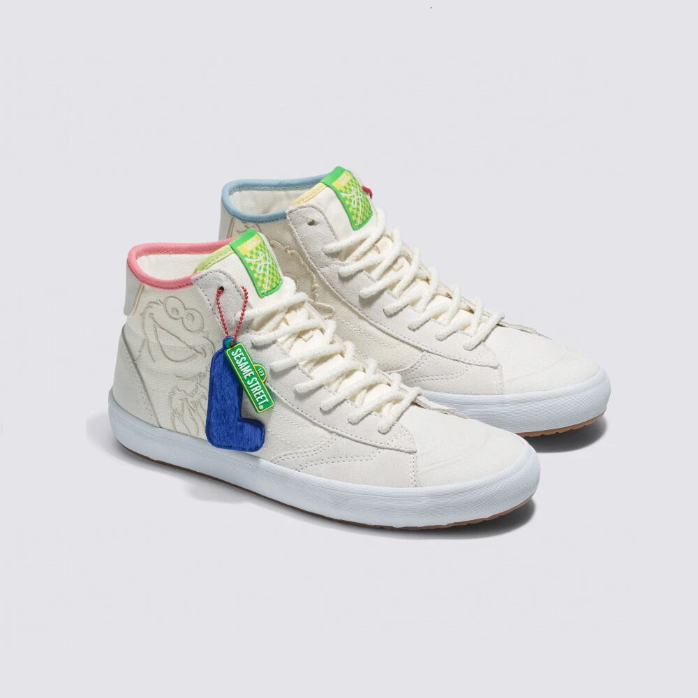 VANS X SESAME STREET The Lizzie Cream White VN0A4BX14481 Mens / Womens Shoes