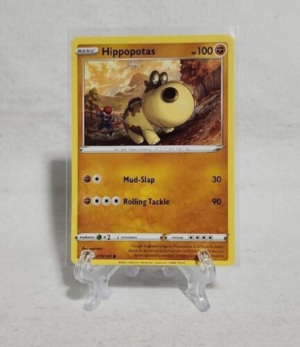 Pokemon Card 079/189 HIPPOPOTAS - ASTRAL RADIANCE - COMMON LP Excellent - Picture 1 of 2