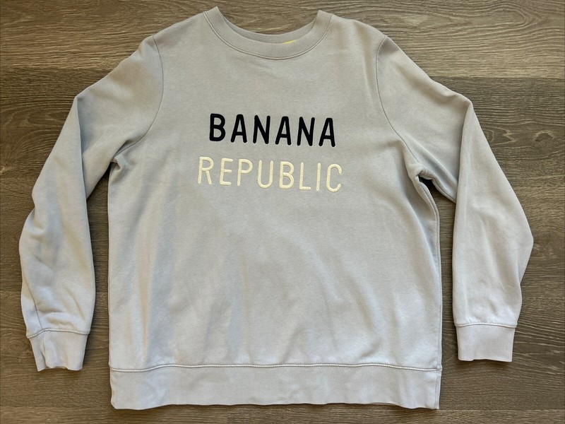 Women’s Banana Republic Sweatshirt Large Blue 