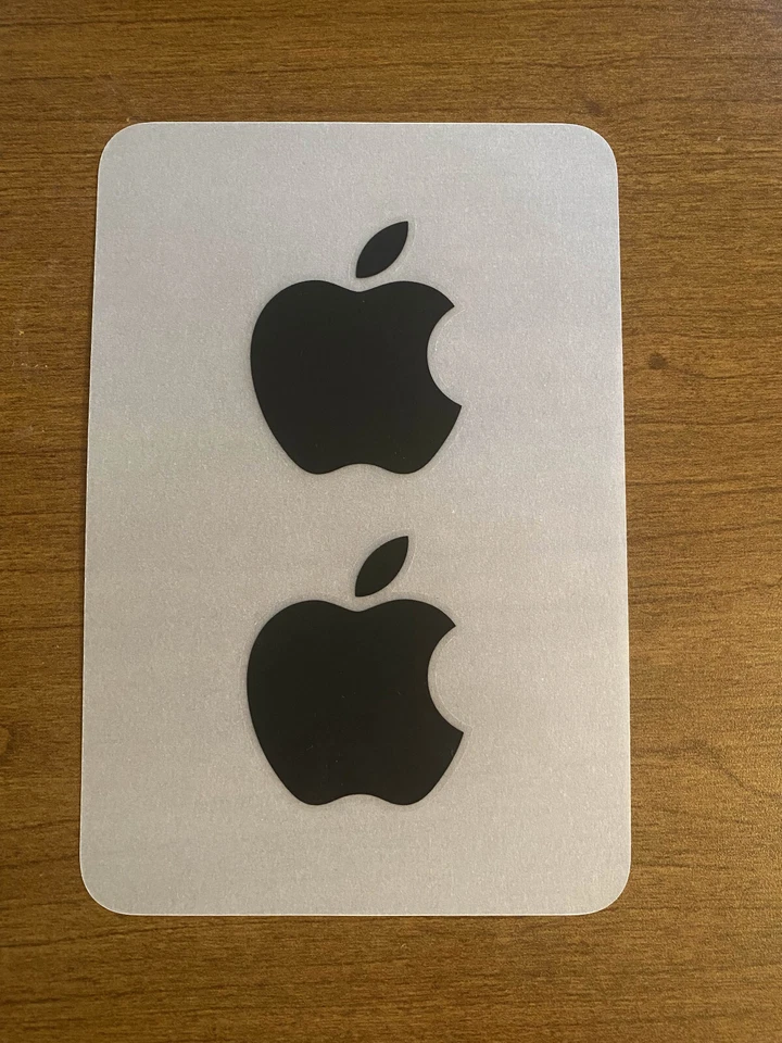 Apple Sticker - Black - Image 2 of 2