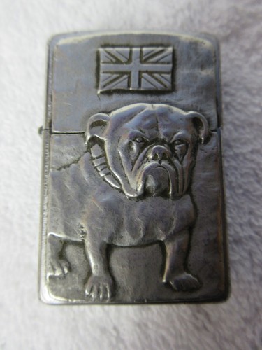 Zippo British Bulldog Feuerzeug - wurde graviert