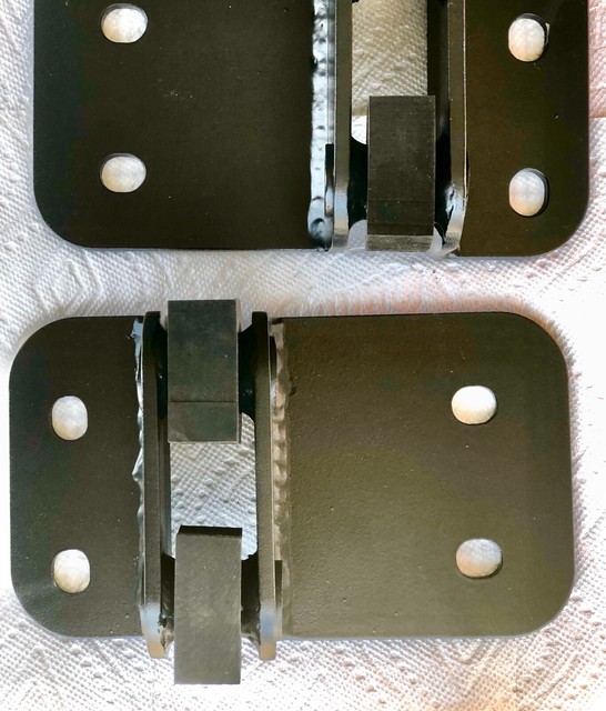 M998 HMMWV LUVERNE H15GGB BRUSH GUARD MOUNTING BRACKETS + RUBBER BUFFERS Humvee eBay