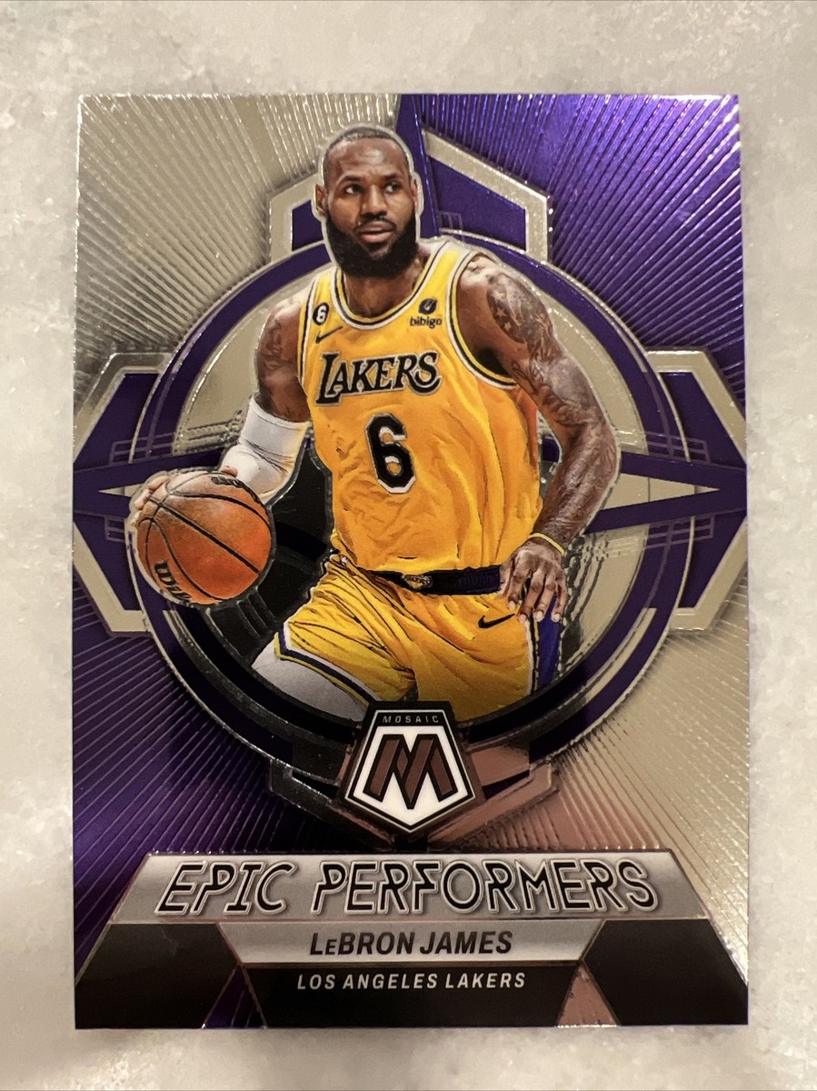 2022-23 Panini Mosaic Lebron James Epic Performers #6 Los Angeles