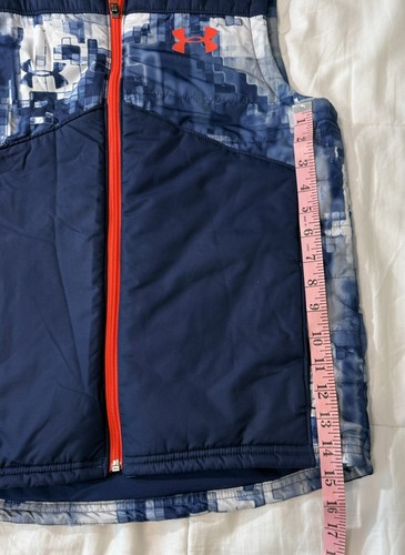 Under Armour Size Youth (YLG) Large Loose Cold Gear Vest Navy - Picture 8 of 9