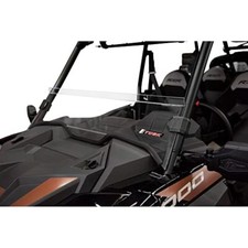 Tusk Removable Half Windshield Clear - Scratch Resistant For Polaris RZR