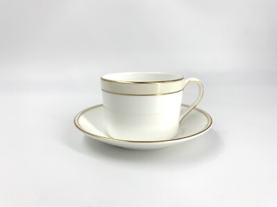 NEW Wedgwood Vera Wang Champagne Duchesse Cup & saucer