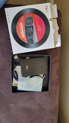 FiiO A3 E11K Kilimanjaro Portable Headphone Amp Black w/ Bass