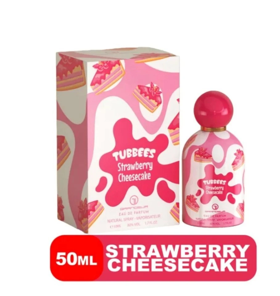 Tubbees Strawberry Cheesecake By Grandeur 50ml EDP Scented Perfume for Children