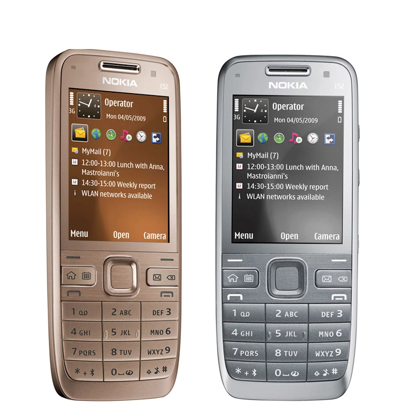 Unlocked Original Nokia E52 Bluetooth WIFI 3G 3.2MP MP3 FM 2.4" Mobile Phone - Image 3 of 4