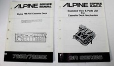 ALPINE 7289 DIGITAL FM/AM CASSETTE RECEIVER S...