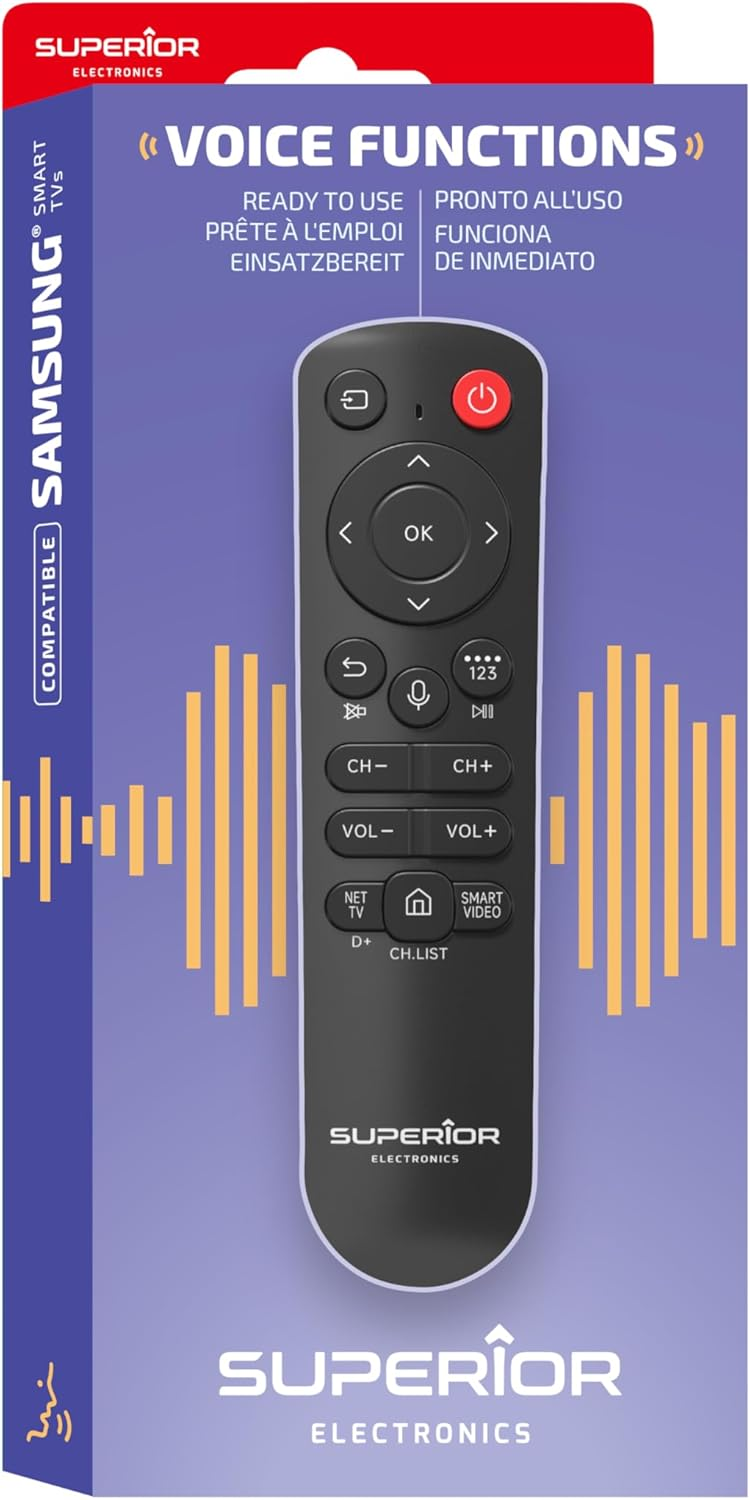 Superior Telecomando Universale con funzioni vocali Compatibile con SMART TV Sam