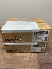 Lot of 4 Leviton - 003-5G596- U89 - CAT 5E Flat Panel 12- Port Patch Block