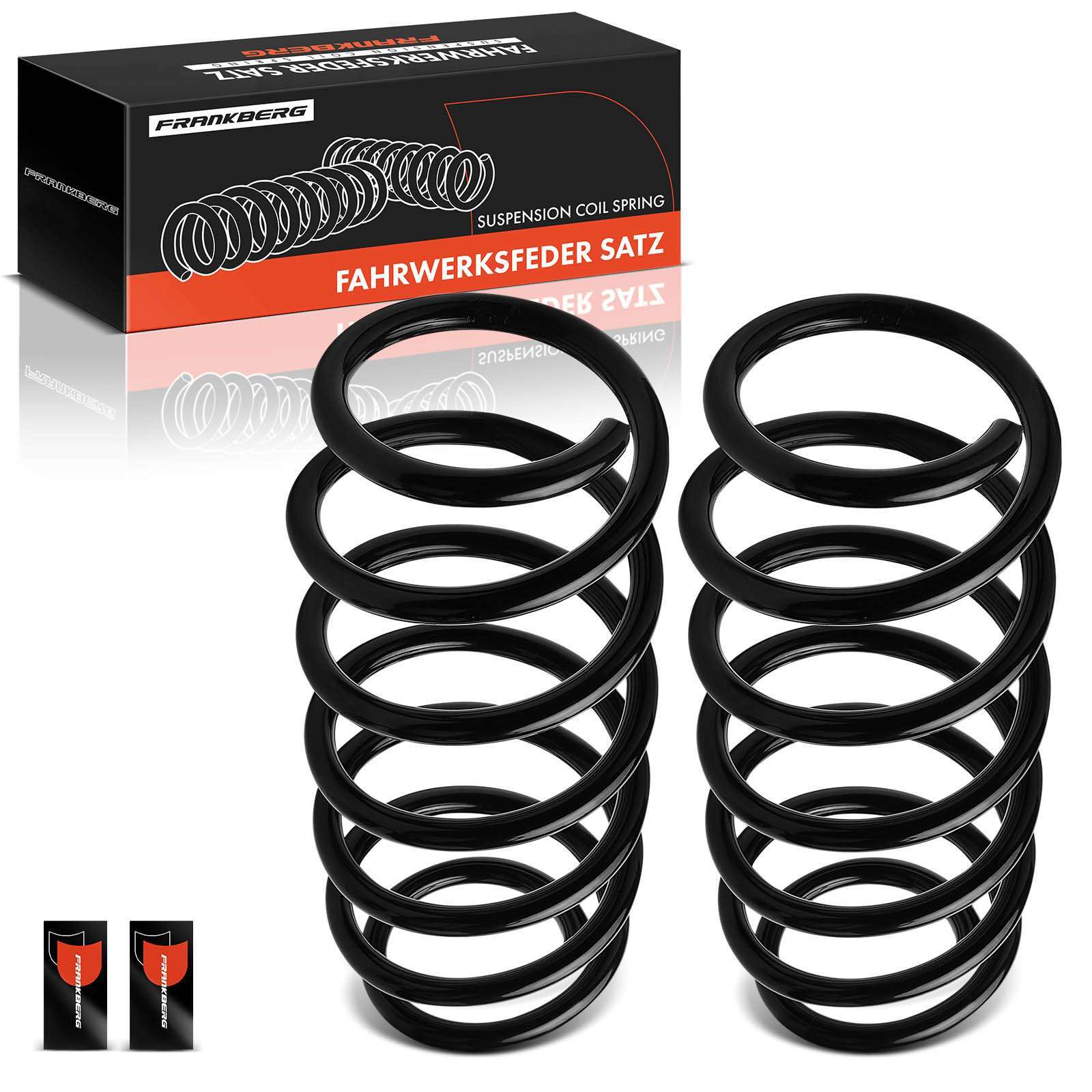 FRANKBERG 2x Coil Spring Set for Opel Antara A L07 2006-2017 Front RH2875