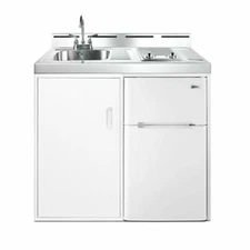 Summit C39ELGLASS 39" All-in-One Kitchenette