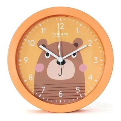 Explore Scientific RAC003 Orange Bear Alarm Clock 