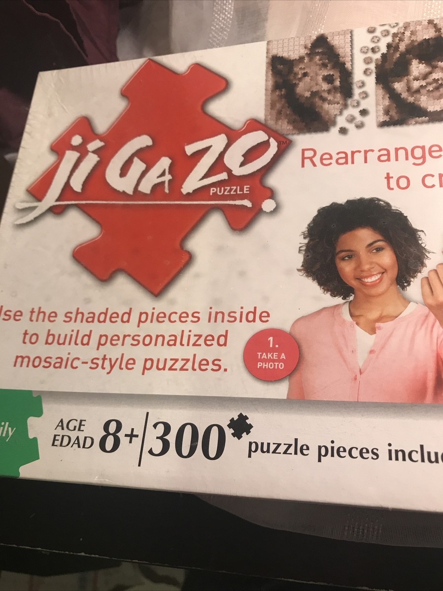 Ji Ga Zo Family Fun Mosaic Personalized Puzzle 300 pc CD Hasbro