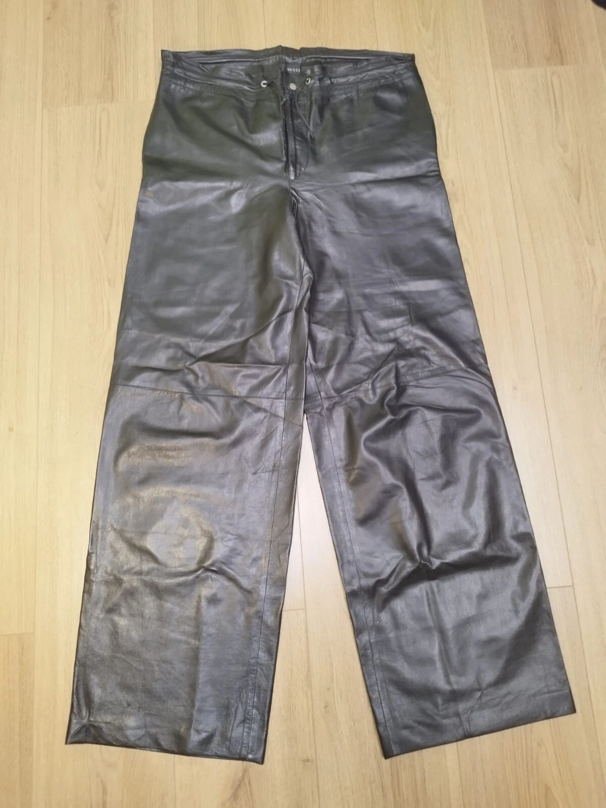 Pantalon cuir GUCCI taille 40