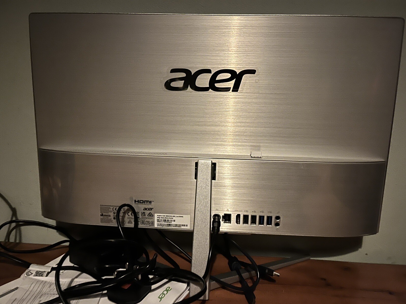 Acer Aspire C22820 21.5 inch (128GB , AllinOne PC Intel Pentium