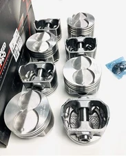 SPEED PRO Hypereutectic Coated Skirt Flat Top Pistons Set/8 Ford 5.8L 351W STD