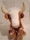 Build a Bear Longhorn Plush Brown and white with Sound 13 In Need Stitch Repair — photo 3