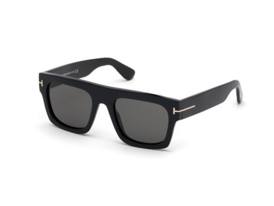 TOM FORD Sunglasses FT0711 FAUSTO  01A Black smoke Man
