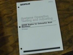 Caterpillar CAT 3056E Engine Testing Adjusting 928G Wheel Loader