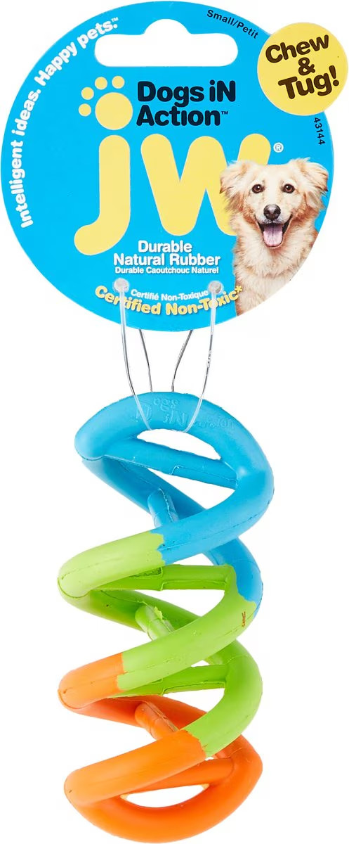 JW Pet Dogs in Action Dog Toy, Color Varies, Small