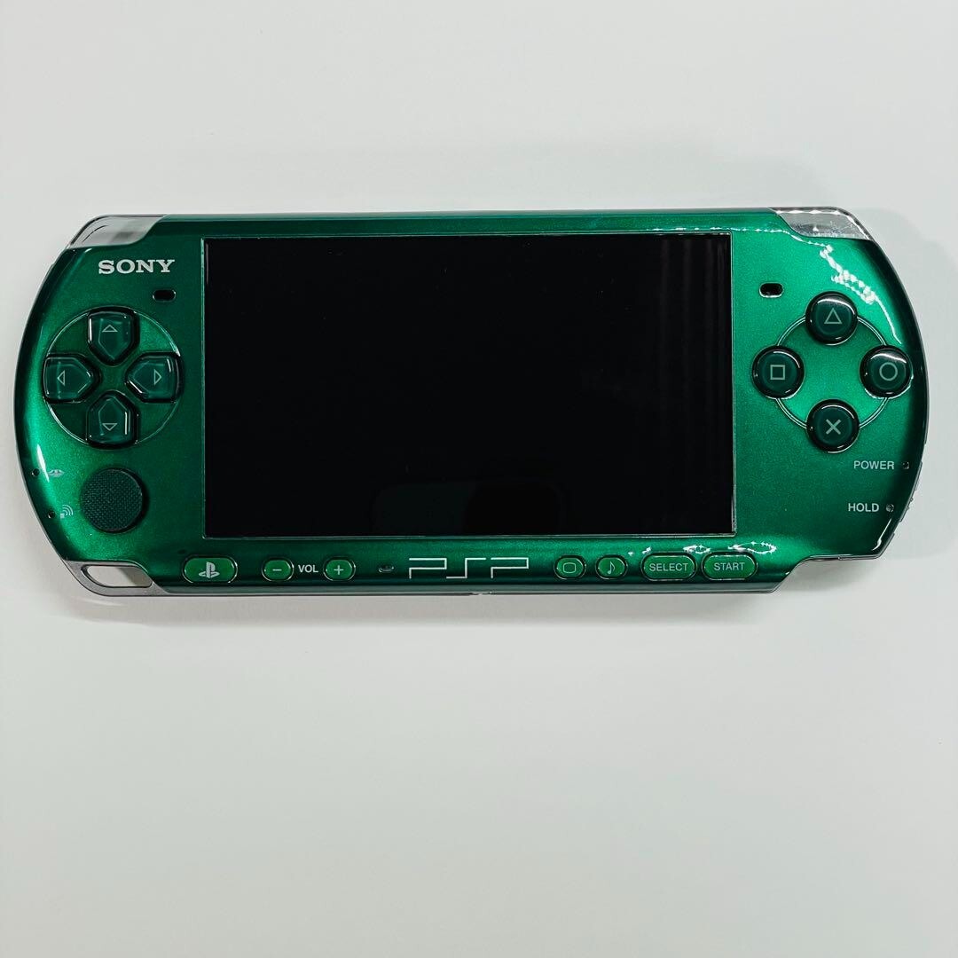 SONY PSP Playstation Portable Spirited Green PSP-3000SG Console Japan Tested