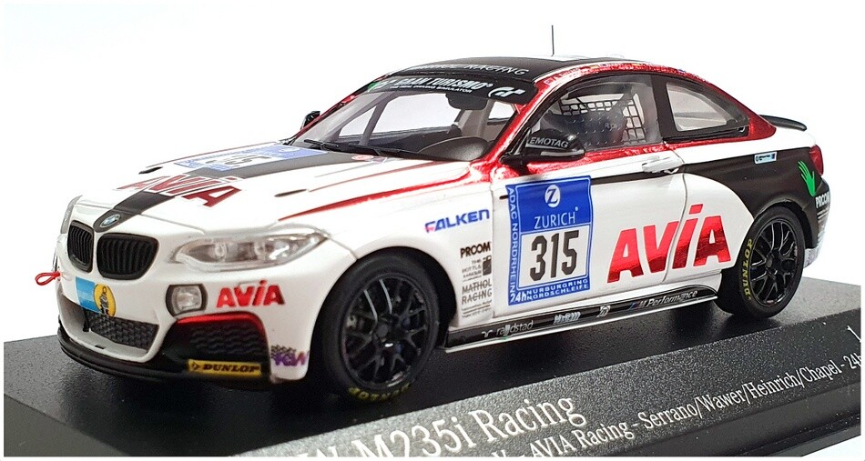 BMW M235i 24h ニュル 2014 ミニカー ミニチャンプス 1/43 BMW M235i 24h ニュル 2014 ミニカー ミニチャンプス 1/43