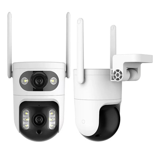 Profi Kamera Dual ÜBERWACHUNGSKAMERA Outdoor 6MP WLAN WIFI IP CAMERA Set AUßEN - Bild 12 von 13