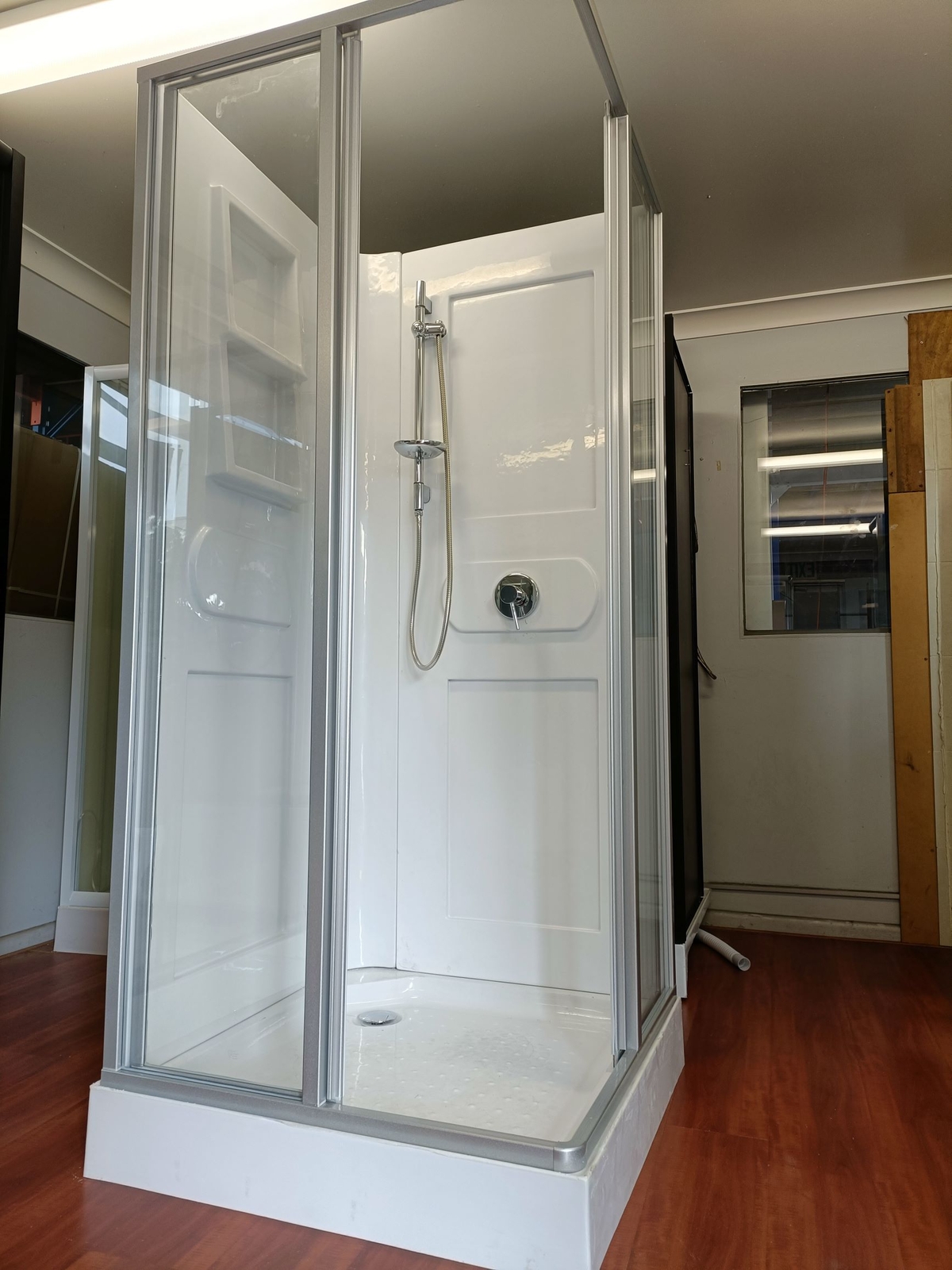 NEW SHOWER SCREEN ENCLOSURE BATHROOM CUBICLE 6150 (Silver) eBay