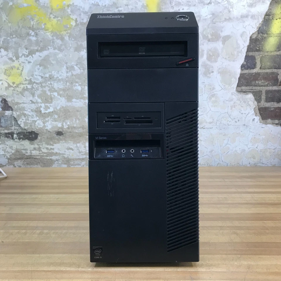 Lenovo ThinkCentre Desktop PC i5-4590 3.30GHz 4GB RAM (Windows 7 Pro 64-Bit) - Image 2 of 4