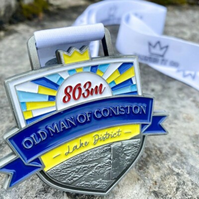 Coniston Old Man Medaille - Lake District - Geschenk - Andenken - Wainwrights