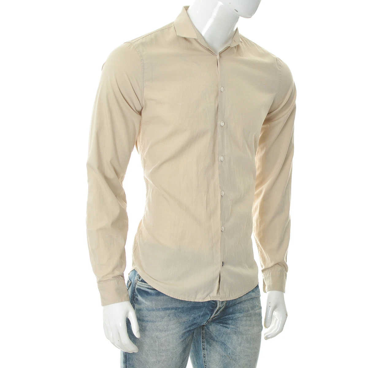 Chemise Confort fit rayures vintage bleu marine