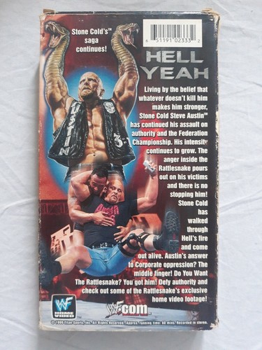 WWF - Hell Yeah: Stone Colds Saga Continues (VHS, 1999) - Picture 2 of 3