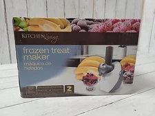 Kitchen Living Frozen Treat Maker Makes Healthy Desserts Use 100% Fruit