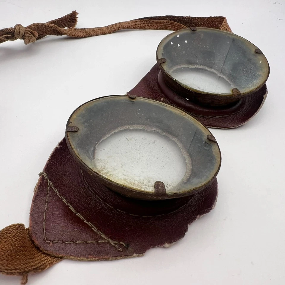 Gafas de sol de aviador vintage de los años 60 para hombre de seguridad transparentes soviéticas URSS motocicleta Foto 3 de 4